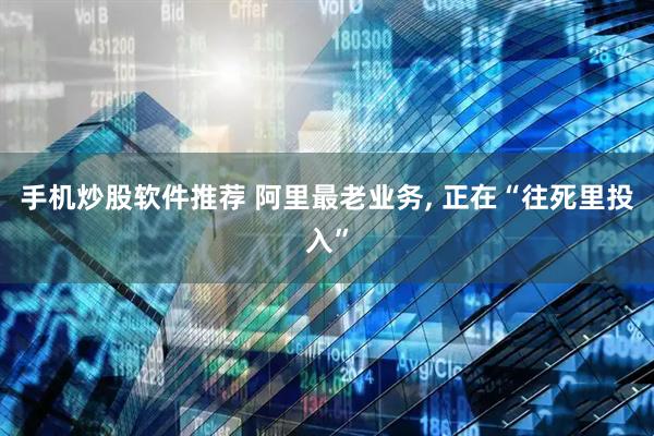 手机炒股软件推荐 阿里最老业务, 正在“往死里投入”